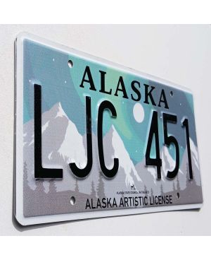 Americká SPZ Alaska Aurora Borealis LJC 451