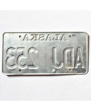 Tablica rejestracyjna USA Alaska 1976 Grizzly Bear ADJ 253