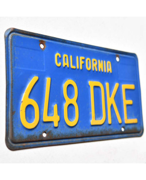 Tablica rejestracyjna USA California Blue 648 DKE