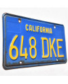 Tablica rejestracyjna USA California Blue 648 DKE