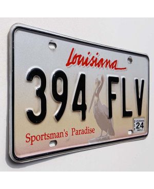 Tablica rejestracyjna USA Louisiana Sportsman´s Paradise 394 FLV
