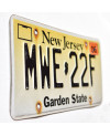 Tablica rejestracyjna USA New Jersey Garden State MWE-22F