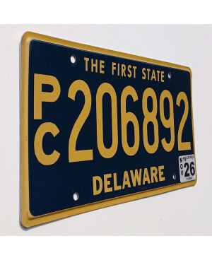 Tablica rejestracyjna USA Delaware The First State Blue PC206892