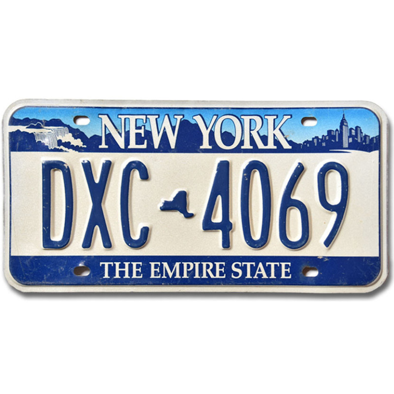Tablica rejestracyjna USA New York Empire State DXC-4069