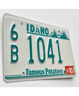 Tablica rejestracyjna USA Idaho Potatoes Green 6B 1041
