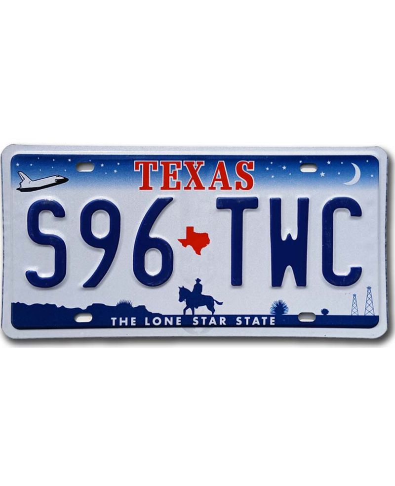 Americká SPZ Texas Horse S96 TWC