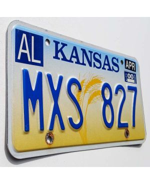 Tablica rejestracyjna USA Kansas Wheat MXS 827