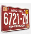Tablica rejestracyjna USA Arizona Red 6721-ZN
