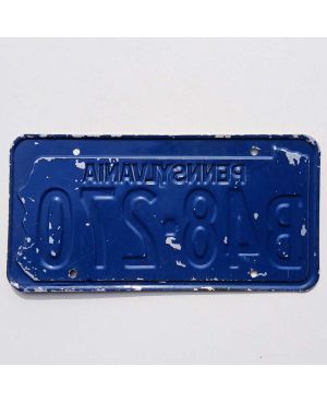 Tablica rejestracyjna USA Pennsylvania 1967 Yellow B48-270