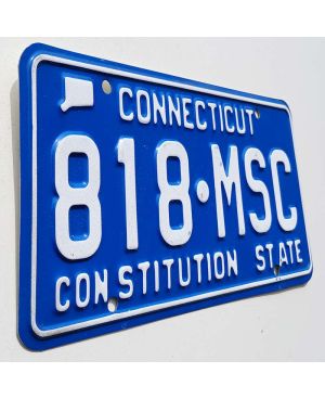 Tablica rejestracyjna USA Connecticut Constitution 818-MSC