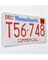 Tablica rejestracyjna USA Massachusetts Commercial T56-748