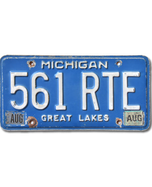 Tablica rejestracyjna USA Michigan Great Lakes 561 RTE