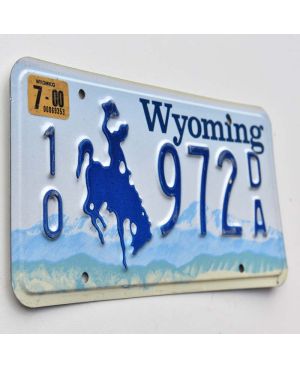 Americká SPZ Wyoming Blue Bronco 10-972DA