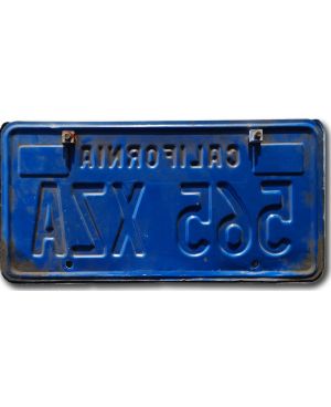 Americká SPZ California Blue 565 XZA