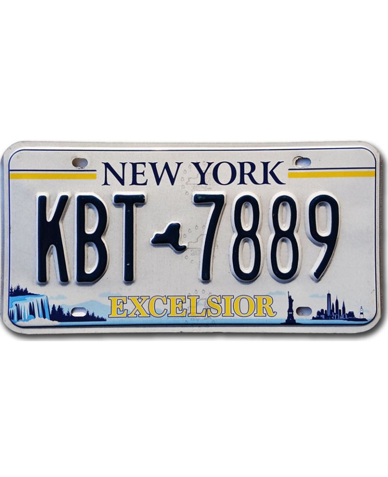 Tablica rejestracyjna USA New York Excelsior KBT-7889