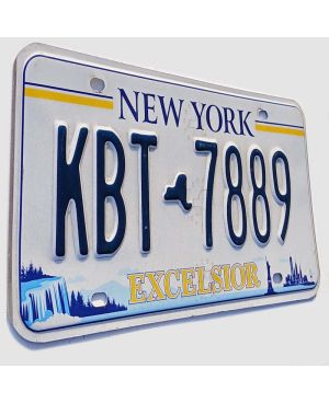 Tablica rejestracyjna USA New York Excelsior KBT-7889