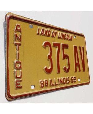 Americká SPZ Illinois 1988 Antique 375 AV