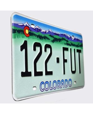 Tablica rejestracyjna USA Colorado Rocky Mountains 122-FUT