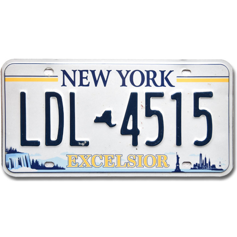 Tablica rejestracyjna USA New York Excelsior LDL 4515