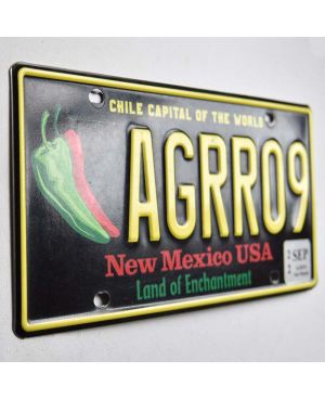 Tablica rejestracyjna USA New Mexico Chile Capital AGRR09