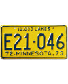 Tablica rejestracyjna USA Minnesota 1972 Truck E21-046
