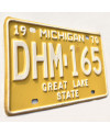 Tablica rejestracyjna USA Michigan 1970 Great Lake State DHM-165