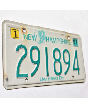 Tablica rejestracyjna USA New Hampshire Live Free 291894