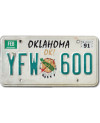 Tablica rejestracyjna USA Oklahoma OK