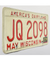 Tablica rejestracyjna USA Wisconsin 1979 Dairyland JQ 2098