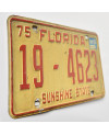 Tablica rejestracyjna USA Florida 1975 Sunshine State 19-4623