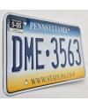 Tablica rejestracyjna USA Pennsylvania State DME-3563