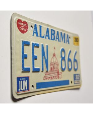 Tablica rejestracyjna USA Alabama 1980 Capitol EEN 866