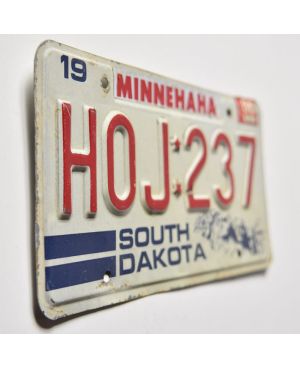 Tablica rejestracyjna USA South Dakota 1986 Faces HOJ 237