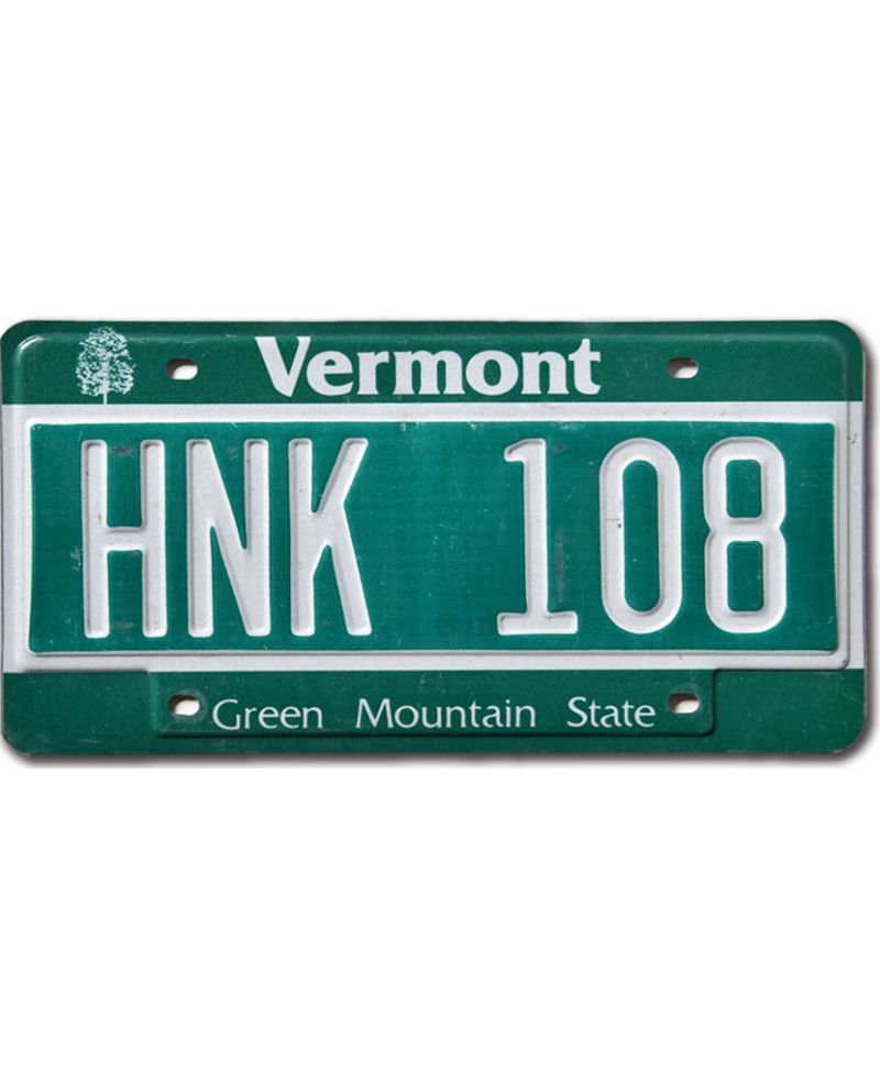 Tablica rejestracyjna USA Vermont Green Mountain HNK 108