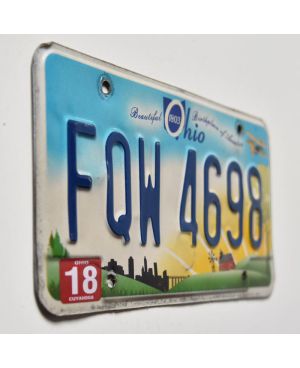 Americká SPZ Ohio Beautiful FQW 4698