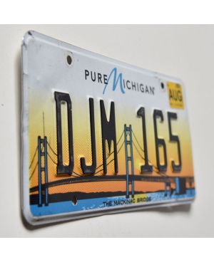 Tablica rejestracyjna USA Michigan Mackinac Bridge DJM 165
