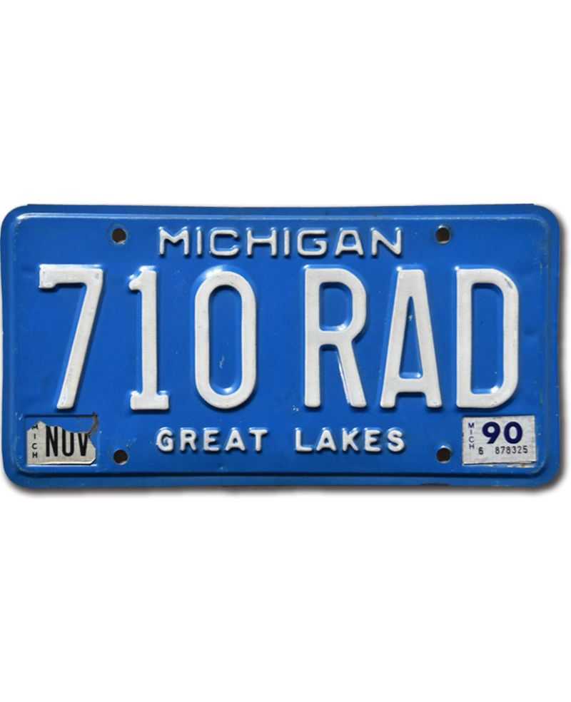 Tablica rejestracyjna USA Michigan Great Lakes 710 RAD