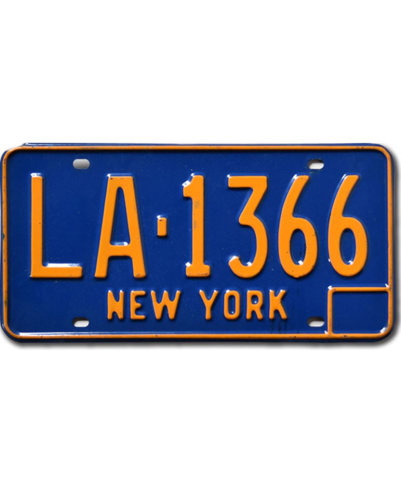 Americká SPZ New York Blue LA-1366