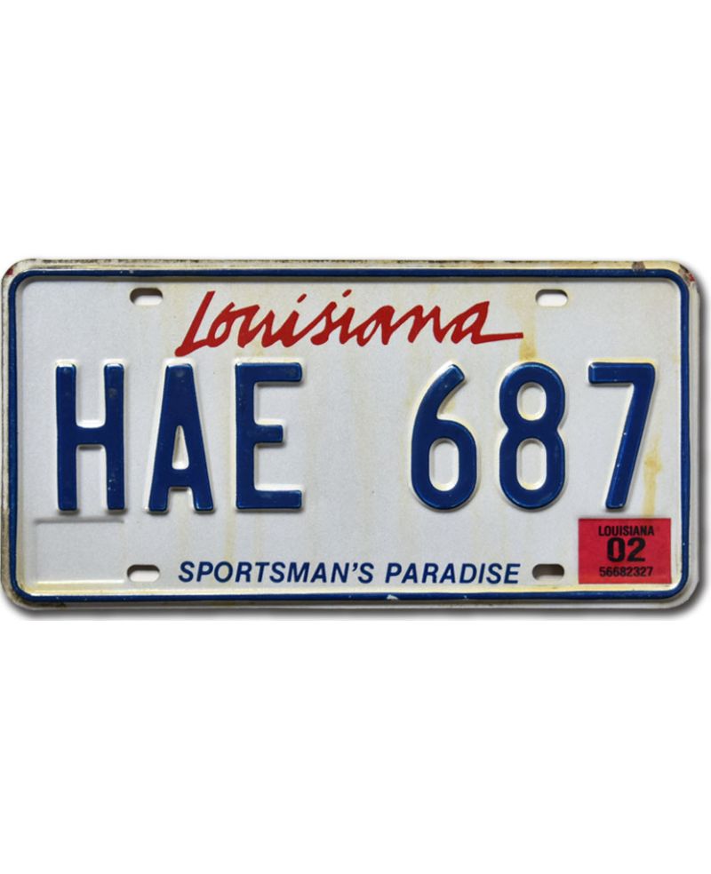Tablica rejestracyjna USA Louisiana Sportsman´s Paradise HAE 687