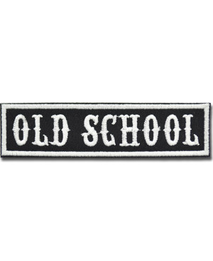 Naszywka Old School 10 cm x 2,5 cm