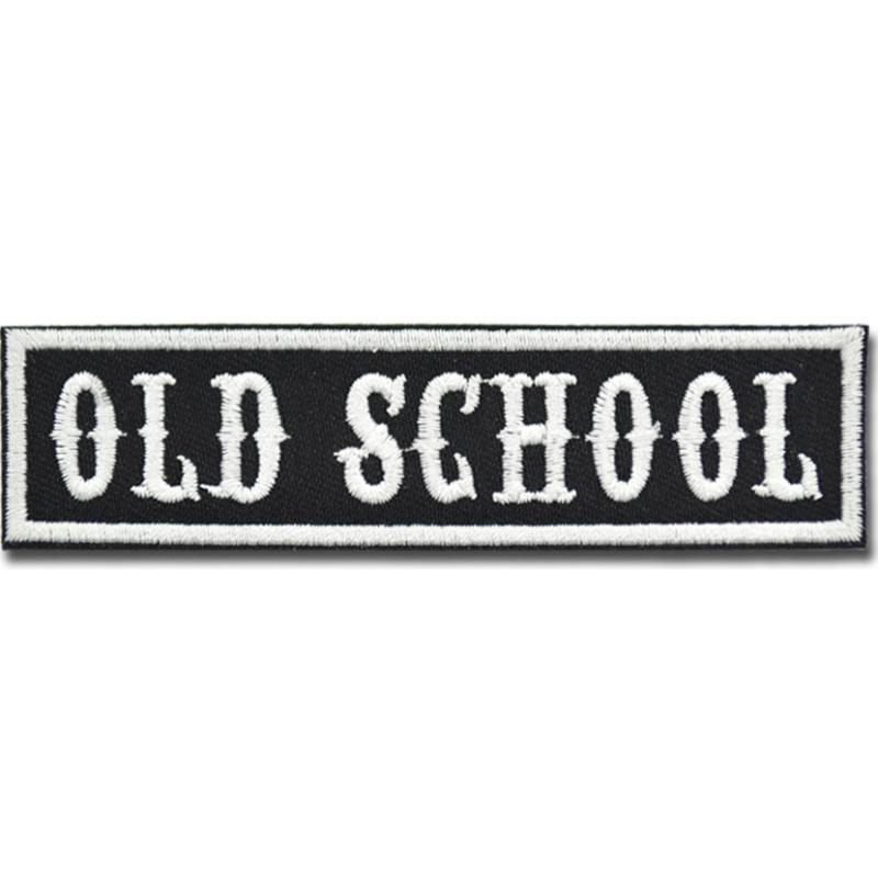 Naszywka Old School 10 cm x 2,5 cm
