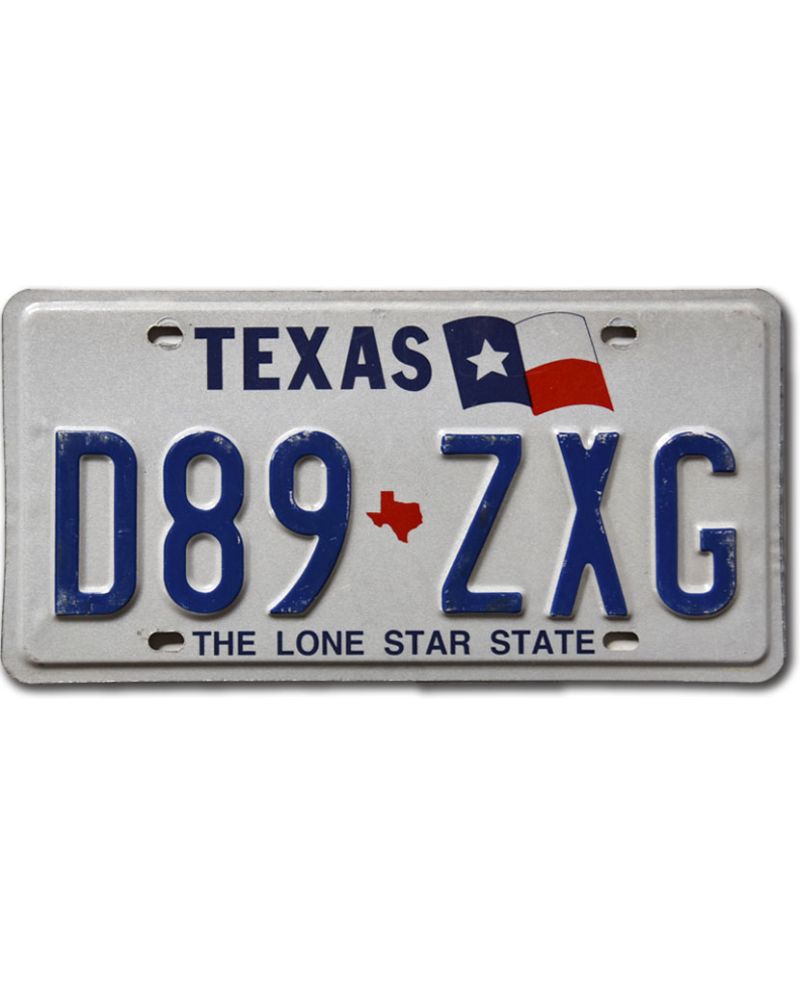 Americká SPZ Texas Lone Star D89 ZXG