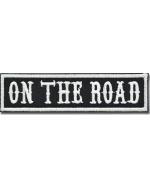 Naszywka On The Road 10 cm x 2,5 cm