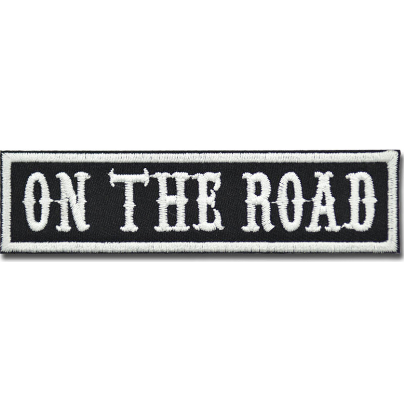 Naszywka On The Road 10 cm x 2,5 cm