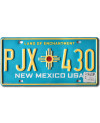 Tablica rejestracyjna USA New Mexico Blue PJX 430