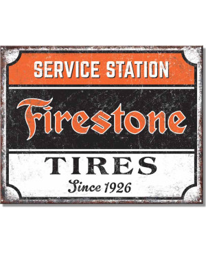 Tablica metalowa Firestone Service 40 cm x 32 cm