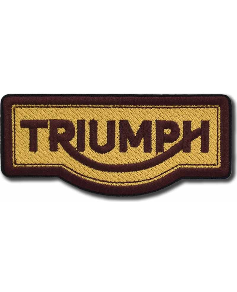 Moto nášivka Triumph Brown 11 cm x 5 cm