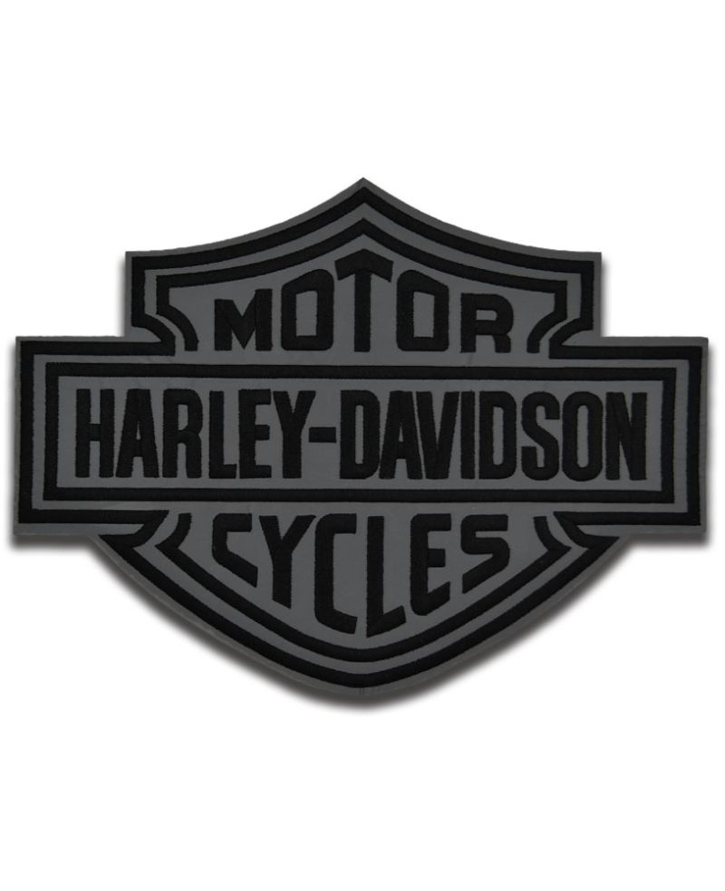 Moto nášivka Harley Davidson Motorcycle Dark reflexní XXL na záda