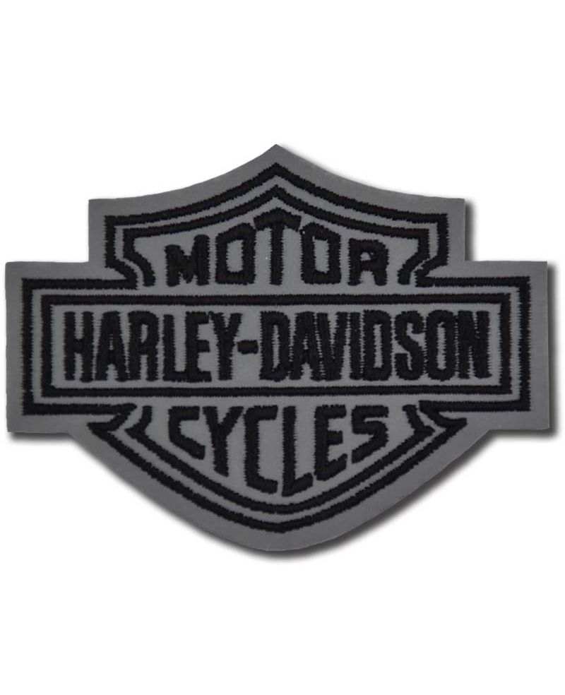 Naszywka Harley Davidson Dark odblaskowe 8 cm x 6 cm