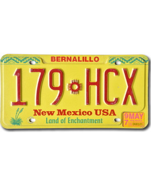 Tablica rejestracyjna USA New Mexico Enchantment 179 HCX